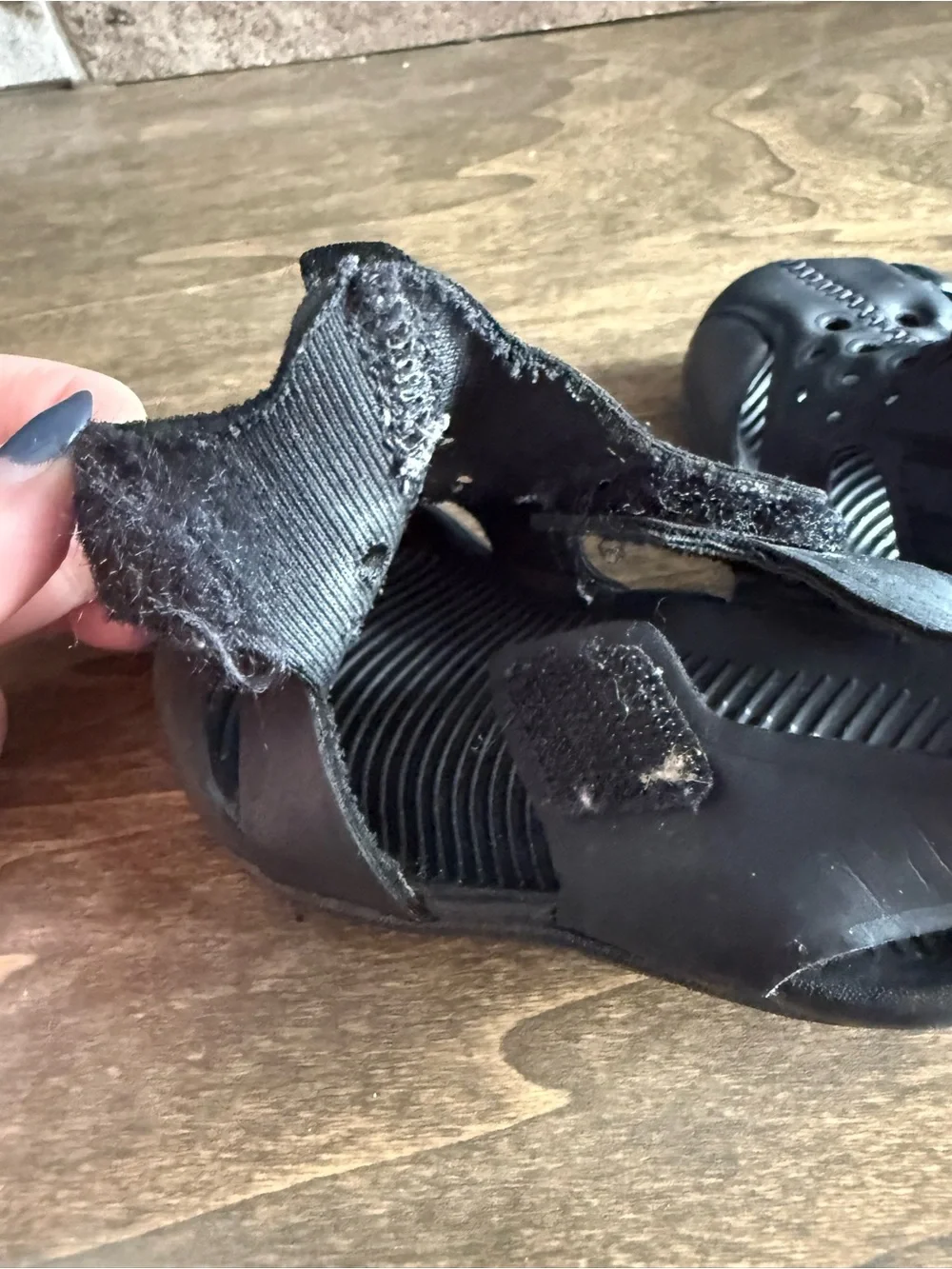 Nike Sunray Protect Boys Sport Sandals Closed Toe Black US 5C